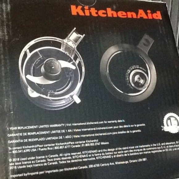 new in box INK BLUE KitchenAid 3.5-Cup Food Chopper ( a.k.a. Food Processor) - Picture 4 of 9